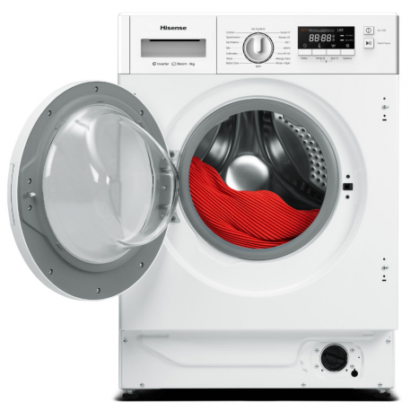 WF3M841BWIES Lavad INT Hisense WF3M841BWIES, A, 8 Kg, Blanco